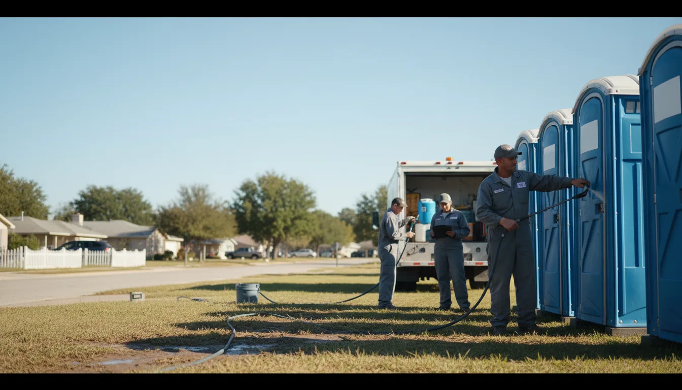 Long-Term Portable Toilet Rental in Gueydan, LA near me
